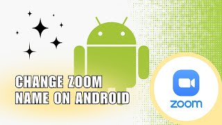 💥 TECH: How to Change Zoom Name on Android | Tutorial | English