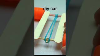 DIY Toy Car Powered Only by Rubber Bands