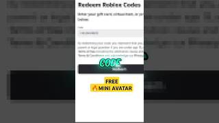 🤑 FREE MINI AVATAR IDEA | FREE MINI PLUSHIE | PROMO CODE ON ROBLOX #roblox
