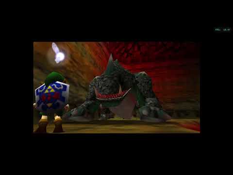 Legend of Zelda Ocarina of Time Walkthrough Chp 2 Part 5 "Dodongo's Cavern exploration"