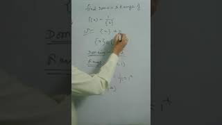 Domain & range of function f(x) =1/{x} #jee #jeemain #class12maths