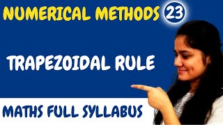 Introduction to Trapezoidal rule|Numerical Methods|BCA|Dream Maths