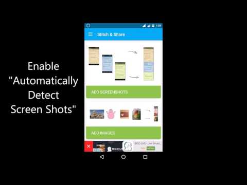 Capture scrollable screenshots on any Android device
