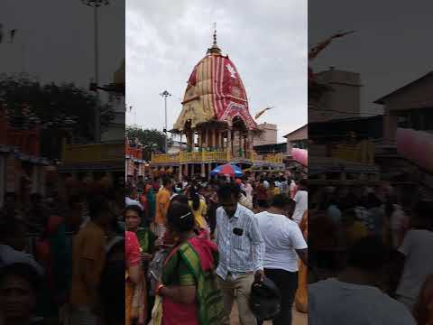 Visiting Lord Jagannath chariots after Rath yatra 🕉️ #rathyatra #jagannath #chariot #spirituality