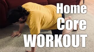 HOME CORE WORKOUT - (Beginner)
