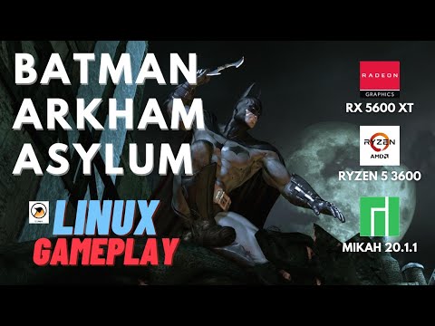 Linux Benchmark - Batman Arkham Asylum 1080p High | Ryzen 5 3600 & RX 5600 XT