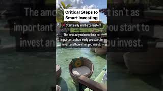 Critical Steps to smart investing #investing #investingforbeginners #investingtips101
