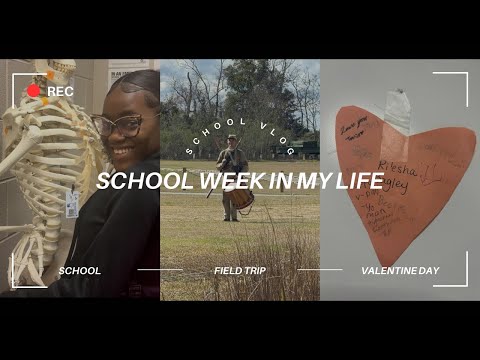 highschool week in my life *hanging w/ friends, valentine’s talent show,  museum tour, + more