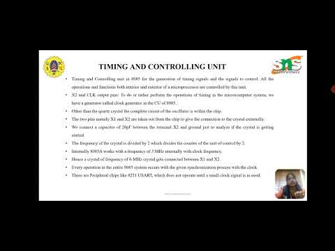 LECTURE VIDEO - TIMING AND CONTROLLING UNIT | J.SWATHI, AP/MCT