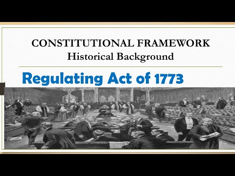 Regulating Act of 1773 | Historical Background|Constitutional Framework in Hindi by Jayasmini Behera