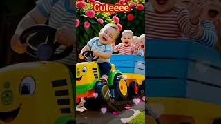 joy in ever giggle, beautiful babies at play!#viralvideo #aiclub #trending #shortvideo