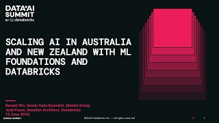 Scaling AI in Australia and New Zealand with ML Foundations and Databricks