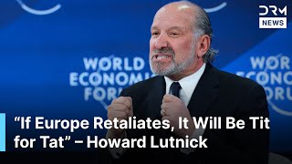 Howard Lutnick Warns Europe Against Retaliatory Tariffs Over Trump's Greenland Tariffs | AC1N