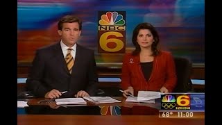 WTVJ NBC 6 News At 11:00 Miami New Look January 23, 2006