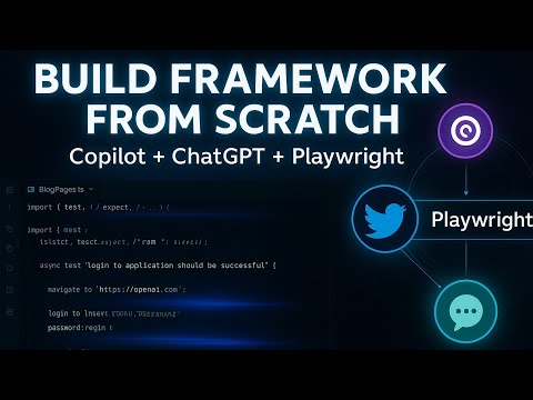 Create Automation Framework from Scratch | GitHub Copilot + Playwright MCP + ChatGPT 