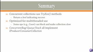 Concurrent Collection Summary C# Part #17