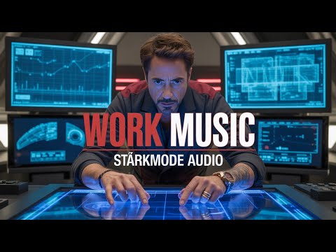STARK MODE – Futuristic Focus Beats for Creators | Work Music Inspired by Tony Stark