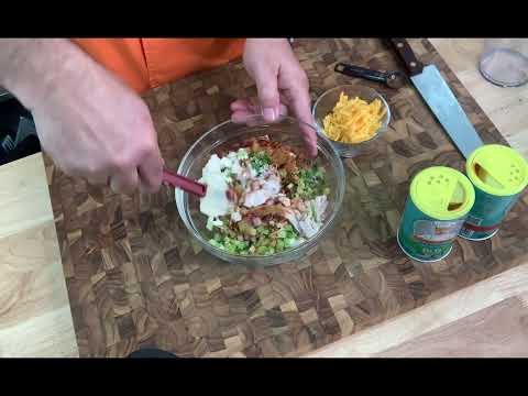 Grumpy’s BBQ Bacon Cheddar Chicken Salad @Grumpys_kitchen