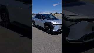 Introducing Toyota bZ4X. The car  manufacturer's first EV... #shorts #toyota #toyotaev