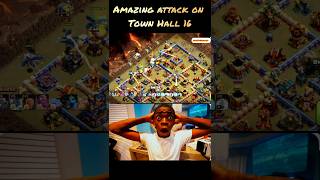Amazing attack on Town Hall 16. #clashofclans #brotherhood #coc #warattack