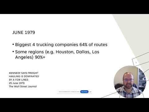 Trucking deregulation