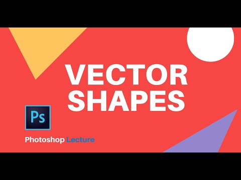 Vector shapes in photoshop | Use of Shapes in Photoshop | Urdu/Hindi Tutorial
