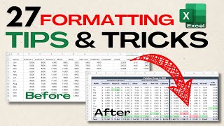 Make Your Excel Sheets Look Professional: 27 Easy Formatting Tricks