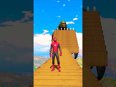 GTA 5 Epic Water Ragdolls | Spider-Man Jumps / Fails ep.19 #shorts