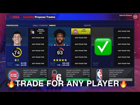How to Turn on Trade Override (How to Force Trades) NBA 2K25 My NBA Eras