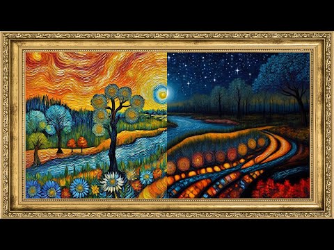 Day and Night | Frame TV Art 4K ScreenSaver | Frame Studio 4K
