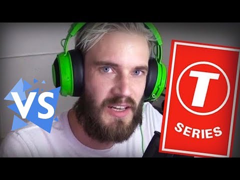 PEWDIEPIE VS T-SERIES LIVE COUNT - WHO WILL WIN?