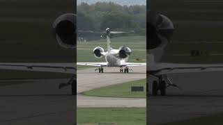 NEW $45 Million GULFSTREAM G500 Departs Lunken - FOREIGN-OWNED BILLIONAIRE BARGE!
