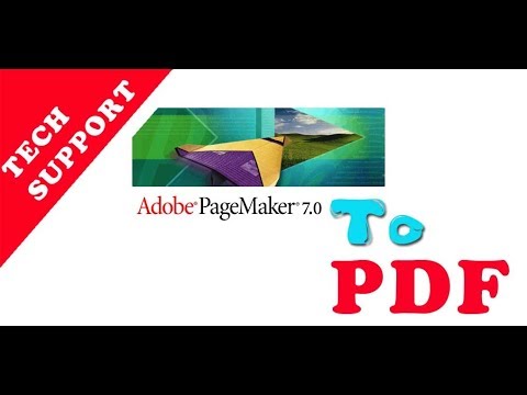 How to convert Pagemaker to PDF file offline 100%