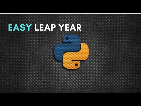 Easy Leap Year Program | Python tutorial For Beginner | #mrlazyprogrammer #python #mr