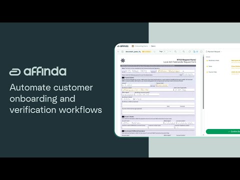 Automate Customer Onboarding & Verification Workflows | Affinda Demo for Insurance & Lending