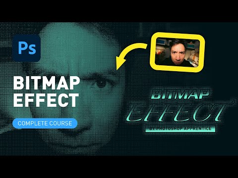Detailed Halftone Bitmap Effect [Photoshop Fun Effects for Beginner]