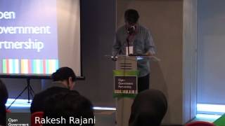 OGP CSO DAY: Opening Speech by Rakesh Rajani,Steering Committee OGP