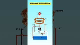 Wireless Power Transmission Circuit #diy #experiment
