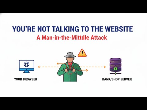 👉 You’re Not Talking to the Website 🔐❌ — A Man-in-the-Middle Attack 🧠🕸️