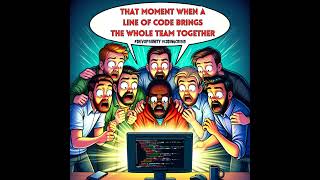 Nothing unites a team like a mysterious line of code! #devops #codinghumor #devopsmeme