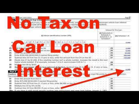 No Tax on Car Loan Interest Explained (2025 Tax Year) - How To Claim The Deduction