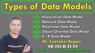 Data Models in DBMS | Types of Data Models in DBMS | Data Models | DBMS | Telugu