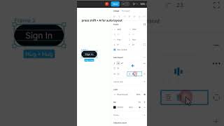 How to make responsive button in Figma - ui/ ux designing #thetechsiblings02  #figmadesign