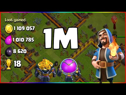 Loot 1,000,000 in Clash of Clans