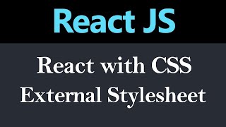 how to add external css in react js