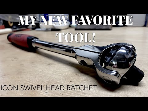 Icon swivel head/roto head ratchet from Harbor Freight