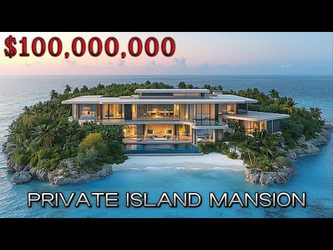 Inside a $100 Million Private Island Mansion – Ultimate Luxury Retreat