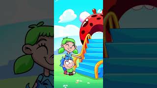 🛝 Playground Safety Rules | Learn to Play Safe for Kids #short #animation