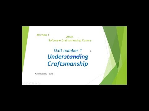 Software Craftsmanship Course - Lecture 1