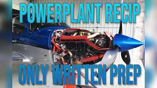 2025 Powerplant Written (Recip Only) Study Guide | A&P FAA Exam